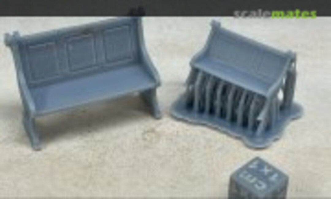 1:35 Church bench 3-seat (EMP3d 35999904) 35999904