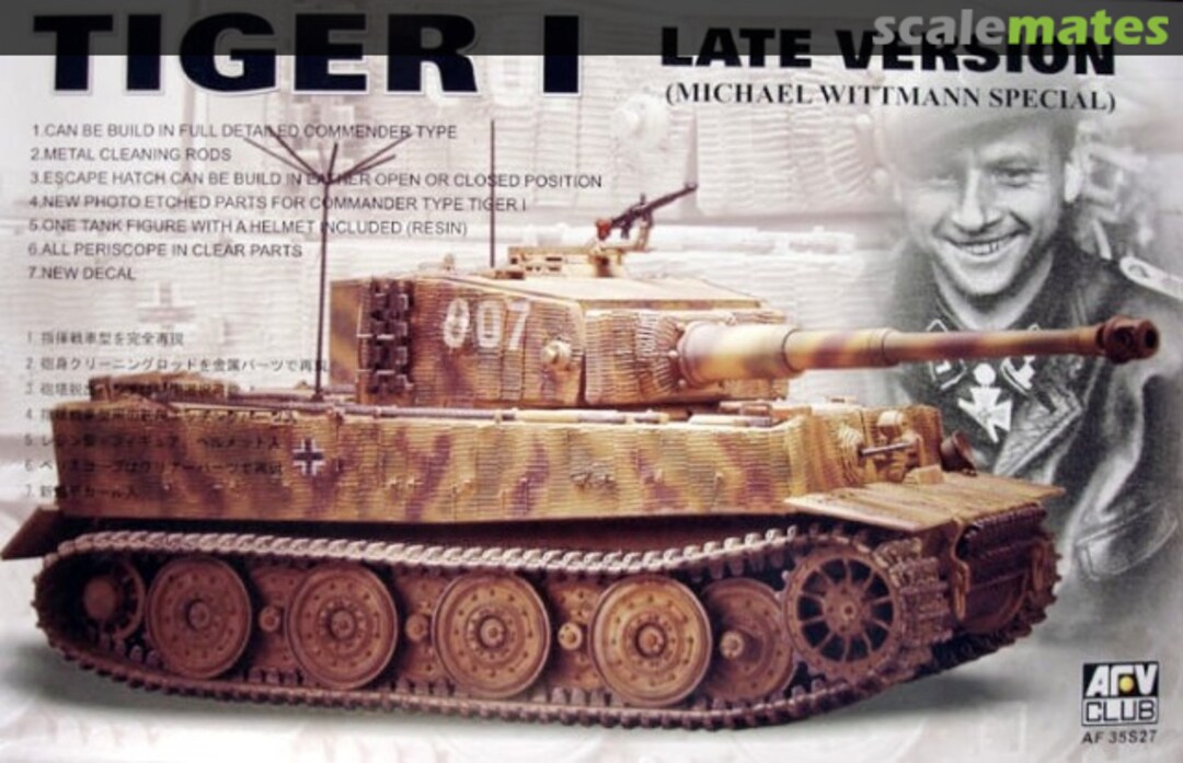 Boxart Tiger I Late Version AF35S27 AFV Club Boxart Tiger I Late Version AF35S27 AFV Club