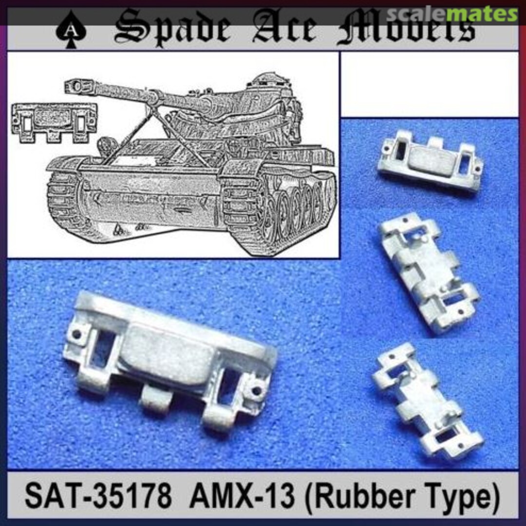 Boxart AMX-13(Rubber Type) Metal tracks SAT-35178 Spade Ace Models Boxart AMX-13(Rubber Type) Metal tracks SAT-35178 Spade Ace Models