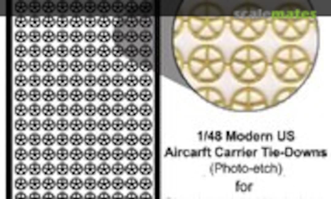 1:48 Modern US Aircraft Carrier Tie-Downs (J's Work PPA3020) PPA3020