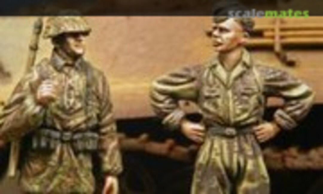 1:48 German Tank Crewman & Infantryman WW II (Dartmoor Military Models 48M018) 48M018