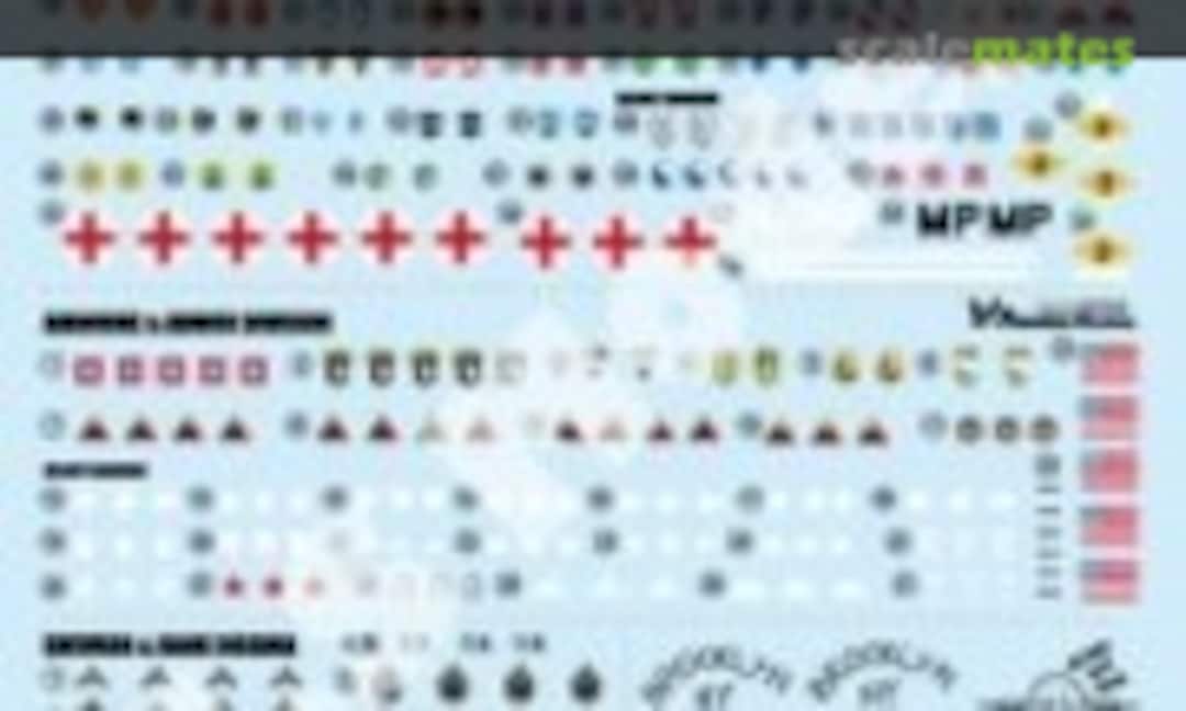 1:35 U.S. Army Badge & Insignia Decal Set (Passion Models P35D-001) P35D-001