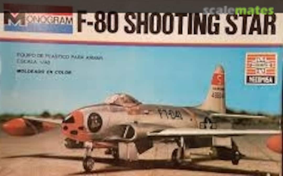 Boxart F-80 Shooting Star 5404 Monogram/Necomisa Boxart F-80 Shooting Star 5404 Monogram/Necomisa