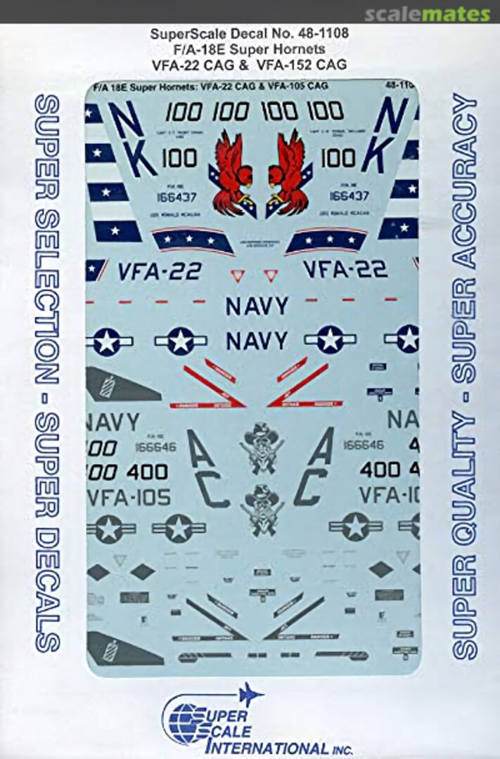 Boxart F/A-18E Super Hornet 48-1108 SuperScale International Boxart F/A-18E Super Hornet 48-1108 SuperScale International