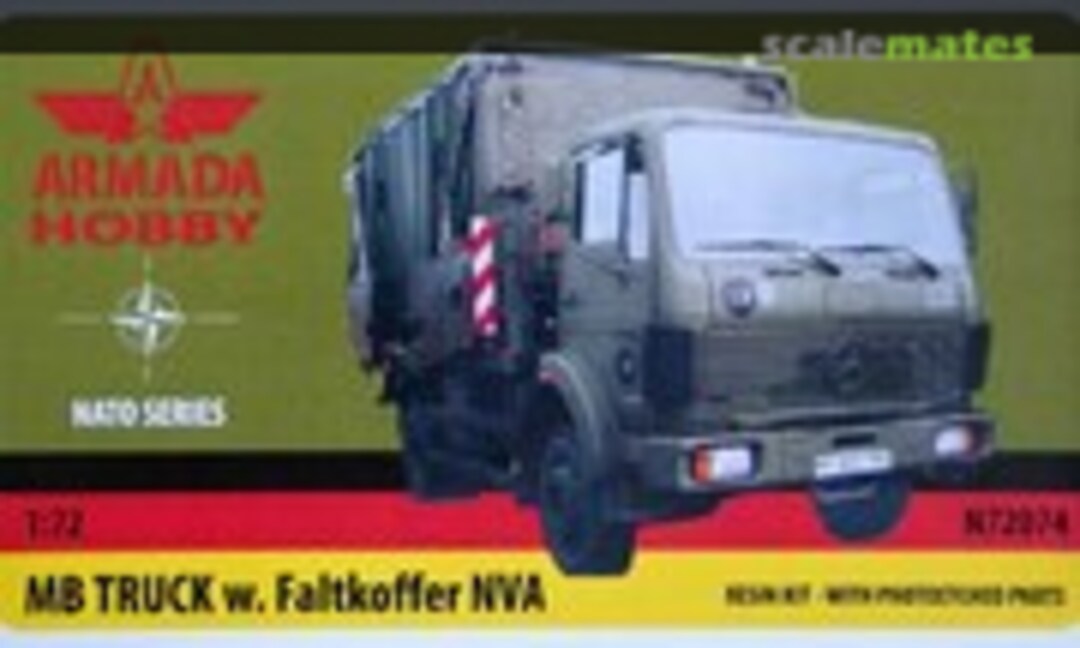 1:72 MB 1017 5 t LKW mit NVA Faltkoffer (Armada Hobby N72074)