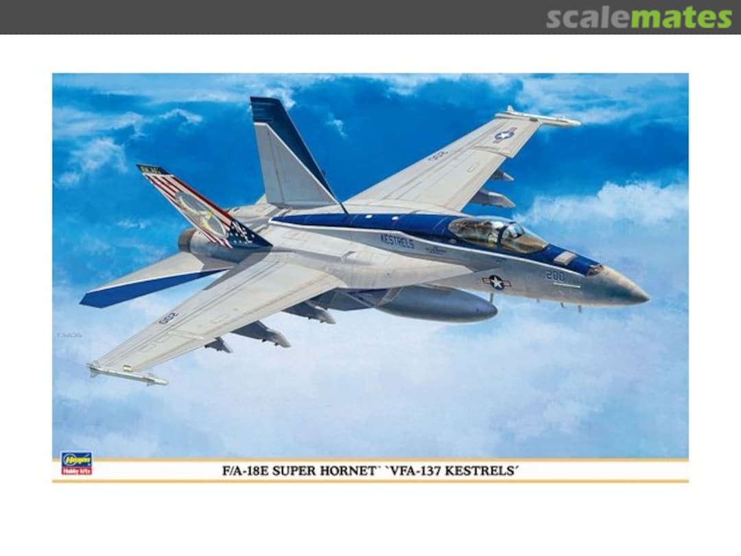 Boxart F/A-18E Super Hornet `VFA-137 Kestrels´ 09842 Hasegawa Boxart F/A-18E Super Hornet `VFA-137 Kestrels´ 09842 Hasegawa