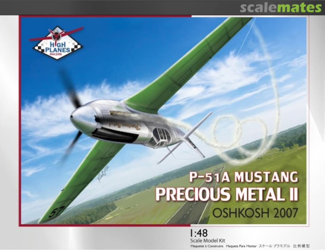 Boxart P-51A Mustang HPR048015 High Planes Models Boxart P-51A Mustang HPR048015 High Planes Models