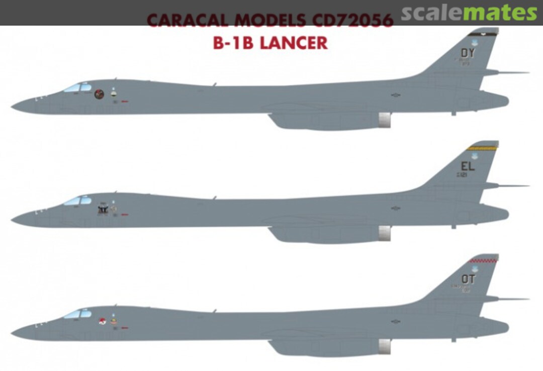 Boxart B-1B Lancer CD72056 Caracal Models Boxart B-1B Lancer CD72056 Caracal Models