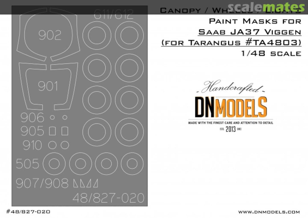 Boxart Canopy, Wheels and Lights Mask set Saab 37 Viggen 1/48 48/827-020 DN Models Boxart Canopy, Wheels and Lights Mask set Saab 37 Viggen 1/48 48/827-020 DN Models