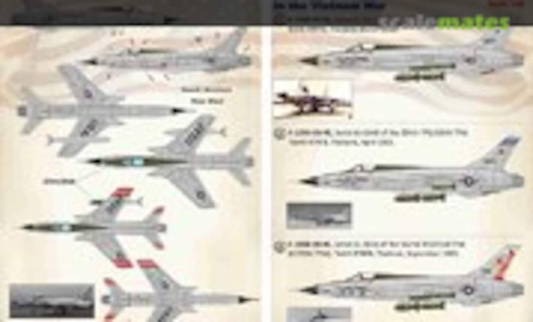 1:48 Silver F-105D Thunderchiefs in the Vietnam War (Print Scale 48-150) 48-150