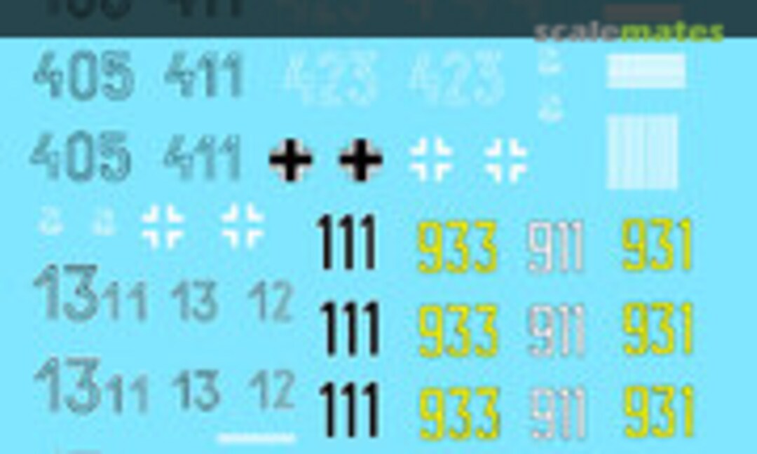 1:72 Pz.kpfw. VI Tiger I - Part II SS-Pz.Div- LSSAH, Das Reich, Totenkopf (Colibri Decals 72028) 72028