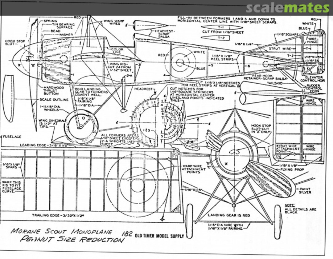 Boxart Morane Scout Monoplane 182 Old Timer Model Supply Boxart Morane Scout Monoplane 182 Old Timer Model Supply