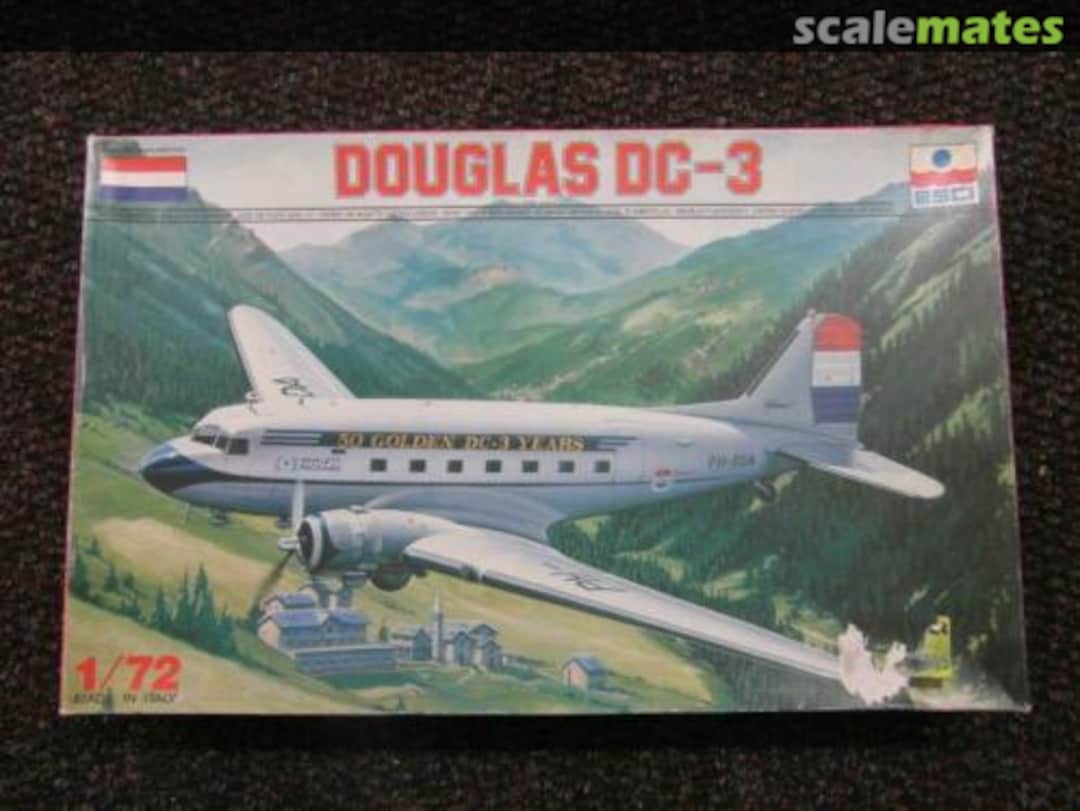 Boxart DDA Douglas DC-3 9100 ESCI Boxart DDA Douglas DC-3 9100 ESCI