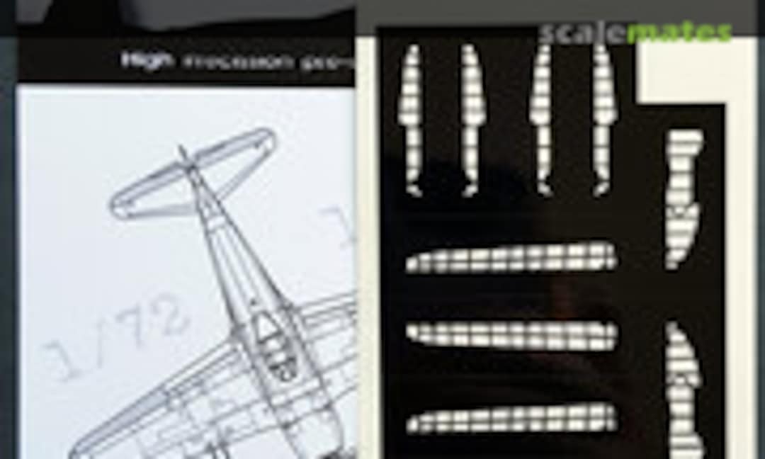 1:72 N1K2-j Shiden KAI - Optical Illusion Control Surfaces (CORRECTED) (DEAD Design Models SM72031) SM72031