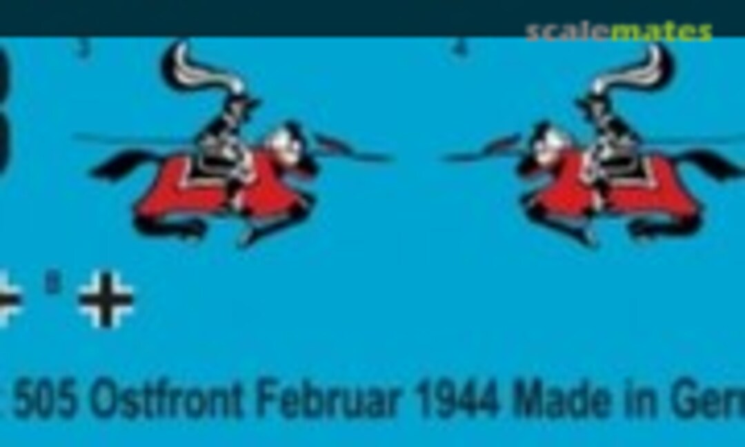 1:16 Tiger I, 1. Komp schw. Heeres Panzer Abt. 505 Ostfront Februar 1944 (Peddinghaus-Decals 16 0974) 16 0974