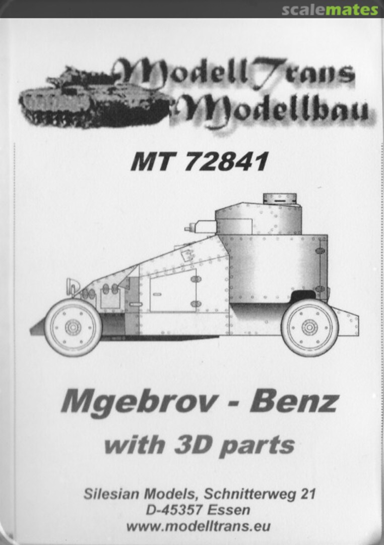 Boxart Mgebrov - Benz MT72841 Modell Trans Modellbau