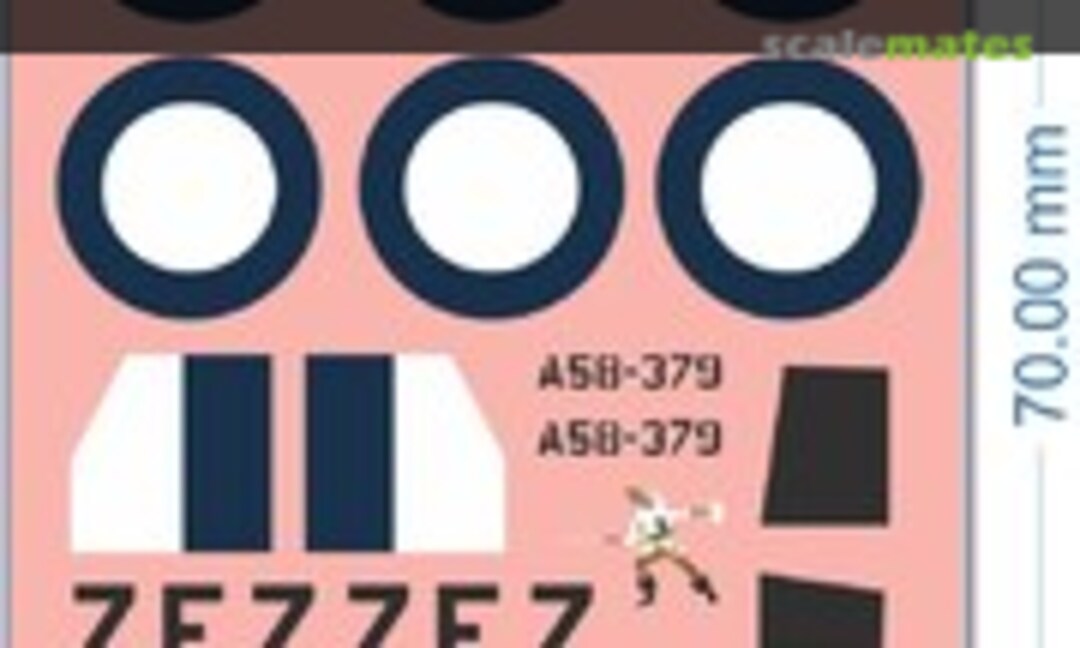 1:24 RAAF Spitfire Mk VIII 'ZF Z' (Custom Hobby Decals 003843-S024-R1V3) 003843-S024-R1V3