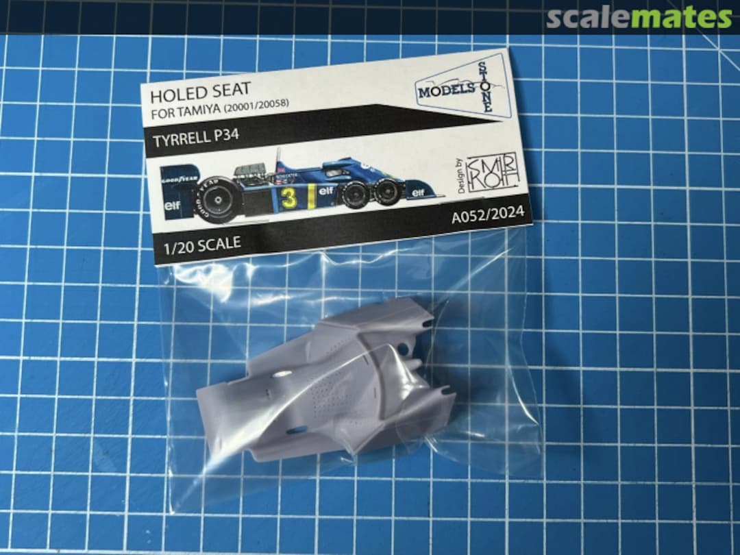Contents Tyrrell P34 - Holed Seat A052/2024 Stone Models Contents Tyrrell P34 - Holed Seat A052/2024 Stone Models
