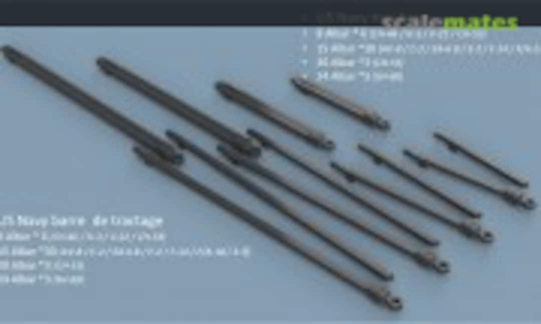 1:200 US Navy Tow Bar Assortment - 3D printed (31 pcs) (L'Arsenal 3D200201) 3D200201