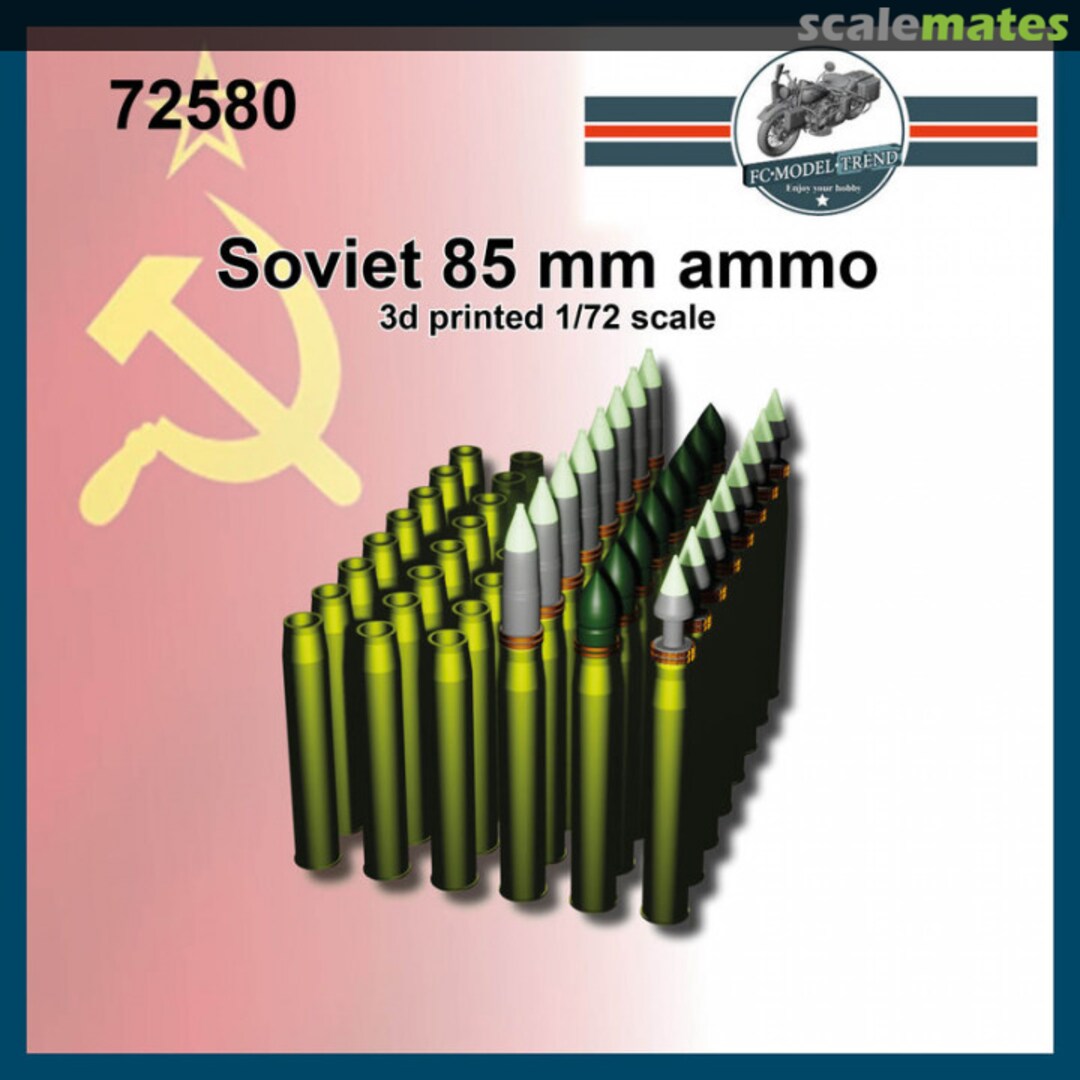 Boxart Soviet 85 mm ammo 72580 FC Model Trend Boxart Soviet 85 mm ammo 72580 FC Model Trend