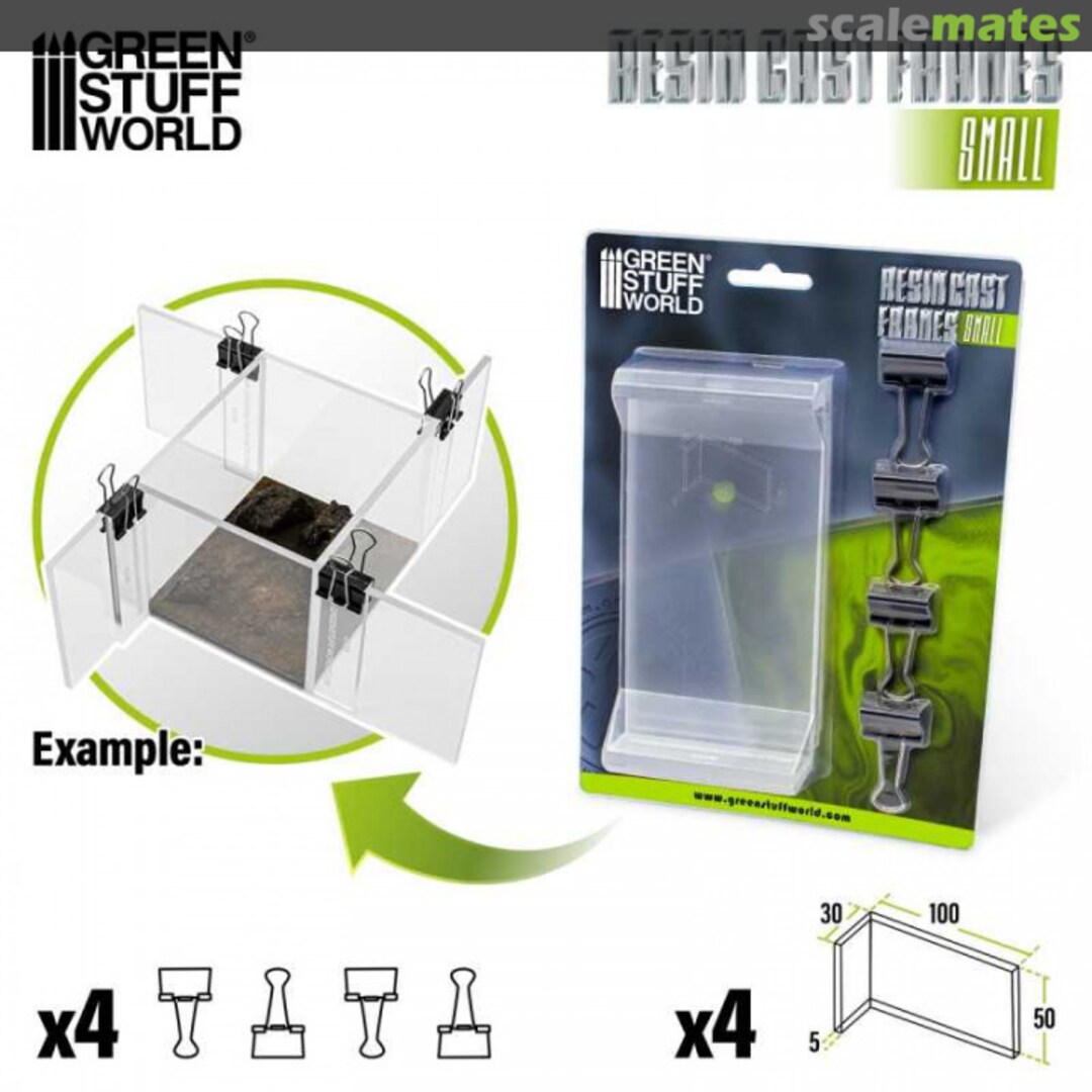 Boxart Resin Cast Frames - Small 8435646520896ES Green Stuff World Boxart Resin Cast Frames - Small 8435646520896ES Green Stuff World