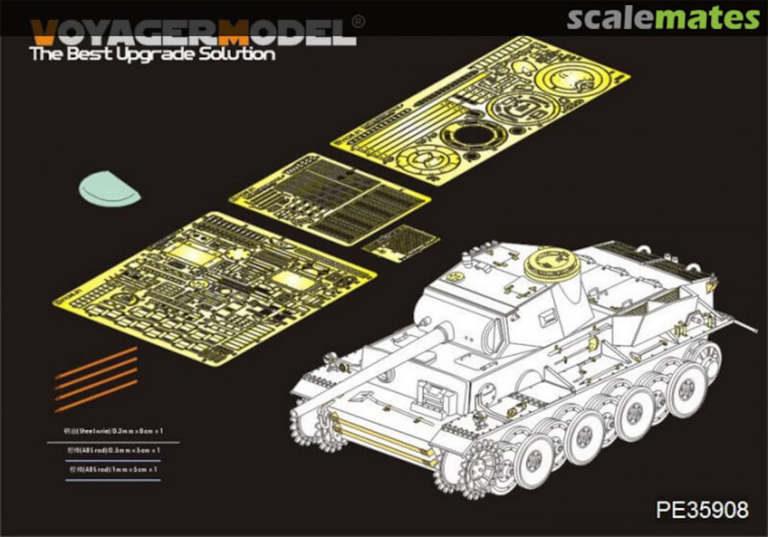 Boxart WWII German Pz.Kpfw.VI Ausf.B (VK36.01) Basic 35908 Voyager Model Boxart WWII German Pz.Kpfw.VI Ausf.B (VK36.01) Basic 35908 Voyager Model