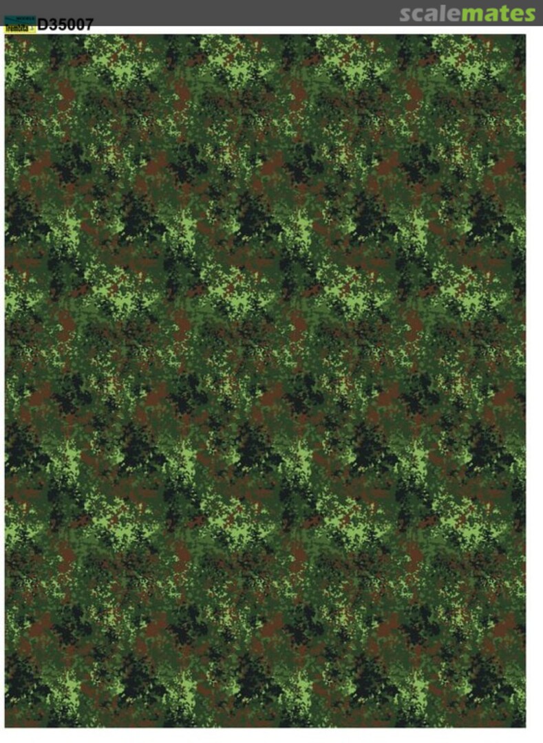 Boxart German military camouflage Flecktarn since 1990 D35007 Trembita Models Boxart German military camouflage Flecktarn since 1990 D35007 Trembita Models