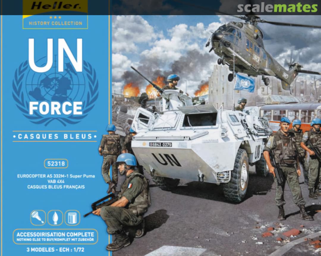 Boxart UN Force "Casques bleu" 52318 Heller Boxart UN Force "Casques bleu" 52318 Heller