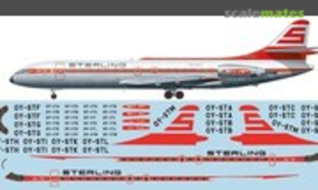 1:144 Sud SE-210 Caravelle 10B3 (F-RSIN FRP4073)