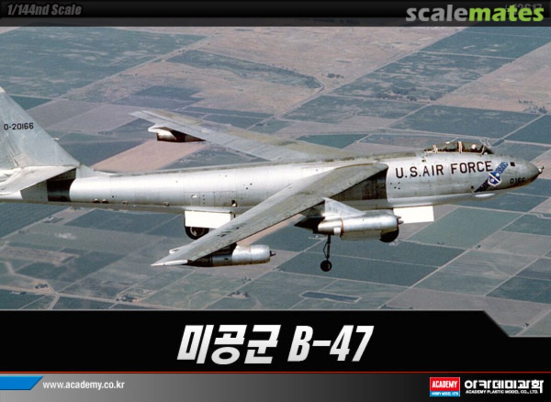 Boxart USAF B-47 12617 Academy