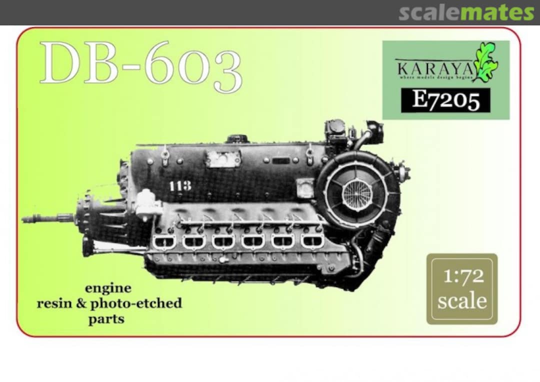 Boxart DB-603 engine E7205 Karaya Boxart DB-603 engine E7205 Karaya