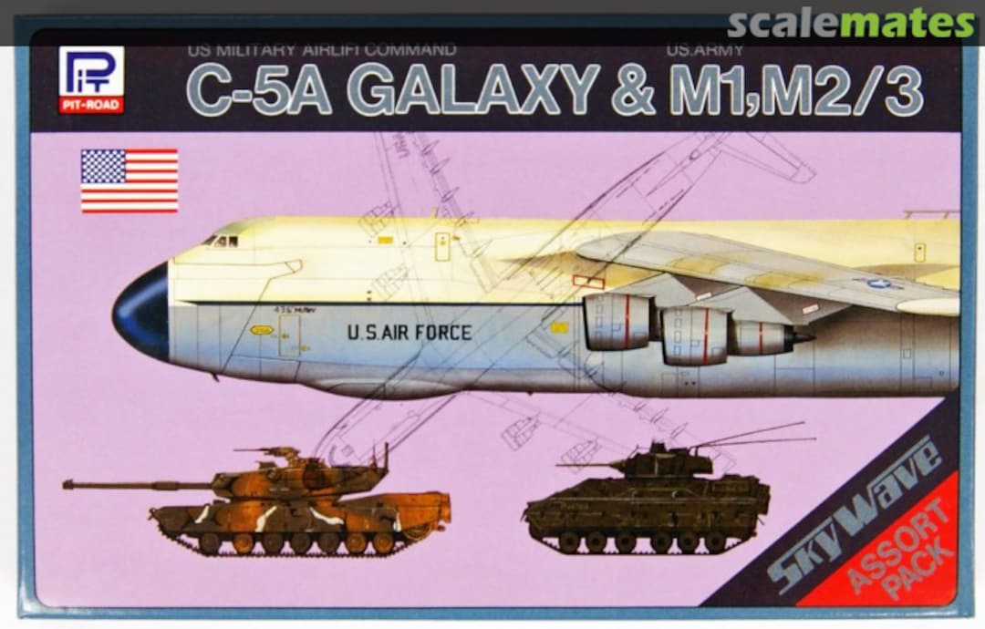 Boxart C-5A Galaxy & M1, M2/3 S-1 Pit-Road Boxart C-5A Galaxy & M1, M2/3 S-1 Pit-Road