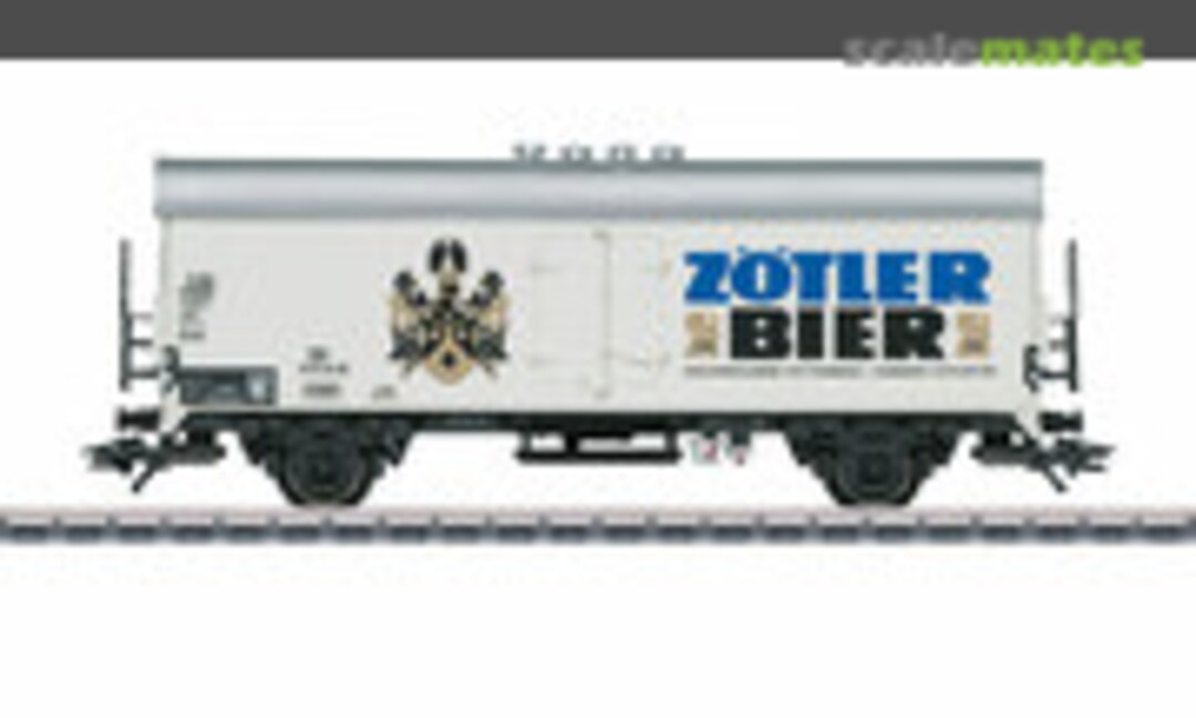 German Zötler beer refrigerator car with Delivery truck, DB (Märklin 48775)