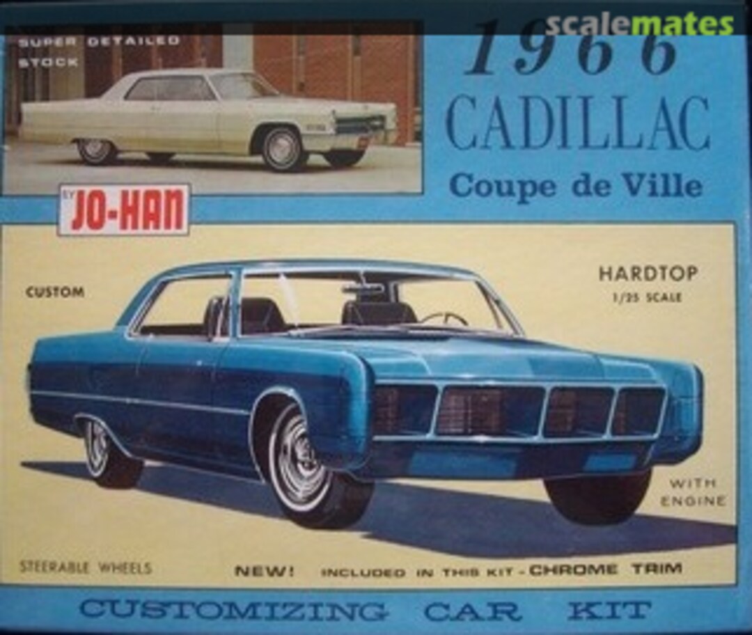 Boxart 1966 Cadillac Coupe DeVille C-1366:149 Jo-Han Boxart 1966 Cadillac Coupe DeVille C-1366:149 Jo-Han