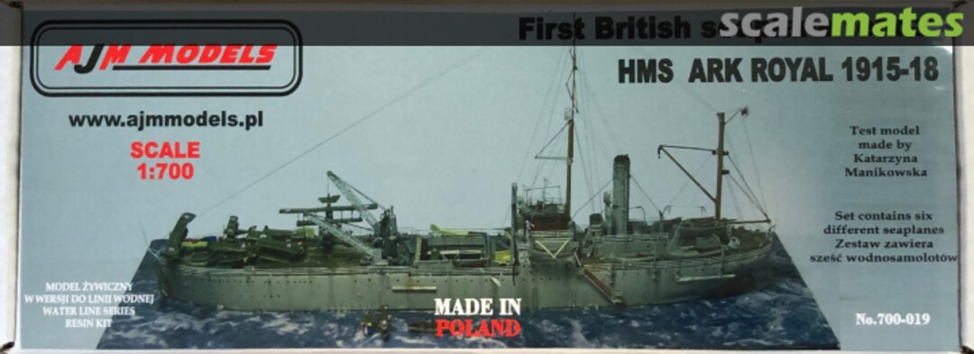 Boxart HMS Ark Royal 700-019 AJM Models