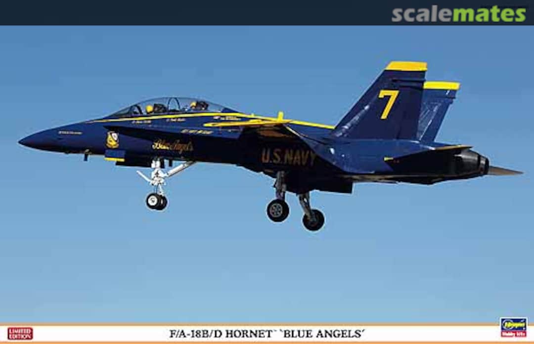 Boxart F/A-18B/D Hornet `Blue Angels´ 09956 Hasegawa Boxart F/A-18B/D Hornet `Blue Angels´ 09956 Hasegawa