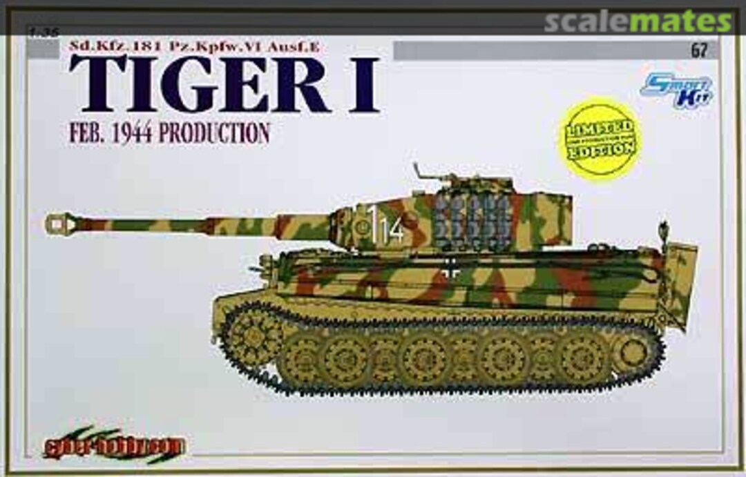 Boxart Tiger I 6650 Cyber Hobby Boxart Tiger I 6650 Cyber Hobby