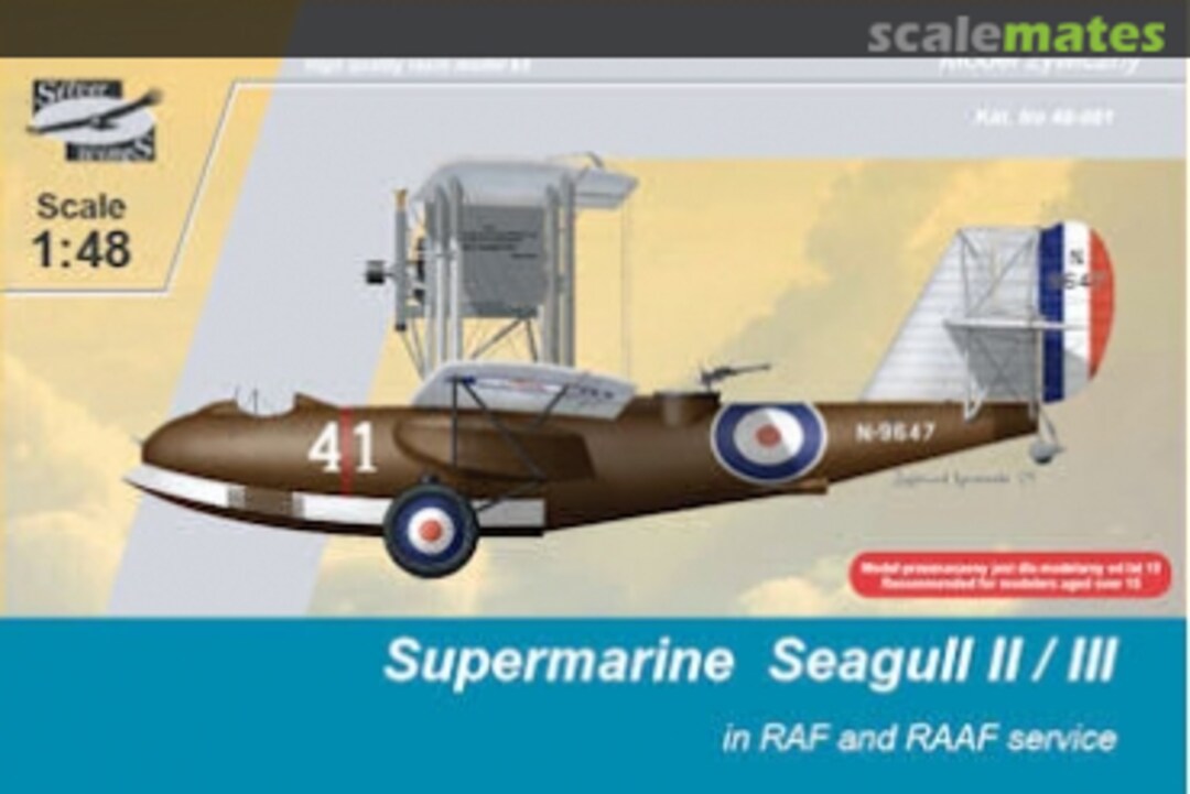 Boxart Supermarine Seagull II / III 48-001 Silver Wings