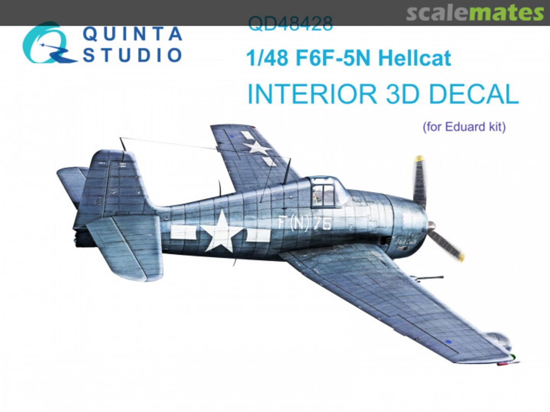 Boxart F6F-5N Hellcat interior 3D decals QD48428 Quinta Studio Boxart F6F-5N Hellcat interior 3D decals QD48428 Quinta Studio