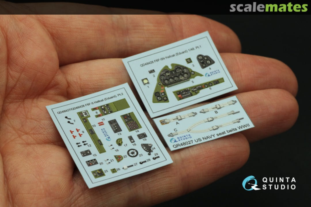 Contents F6F-5N Hellcat interior 3D decals QD48428 Quinta Studio Contents F6F-5N Hellcat interior 3D decals QD48428 Quinta Studio