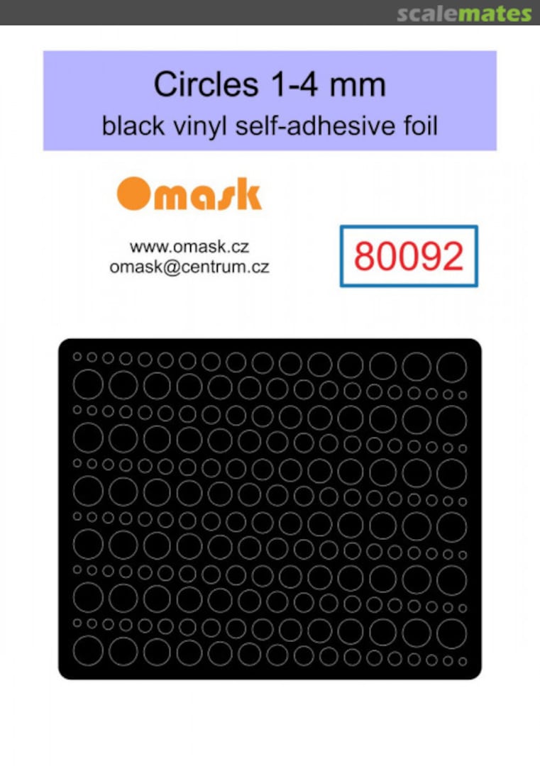 Boxart Circles 1-4 mm 80092 Omask Boxart Circles 1-4 mm 80092 Omask