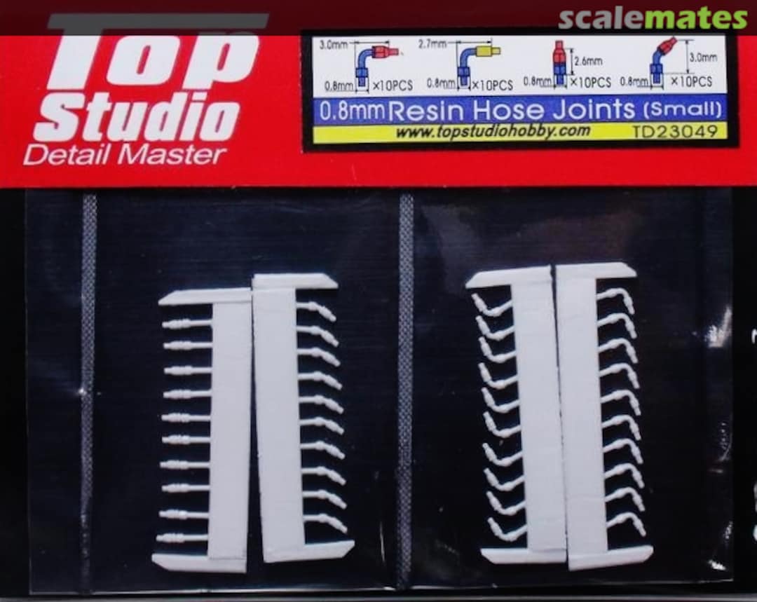Boxart Resin Hose Joints (Small) TD23049 Top Studio