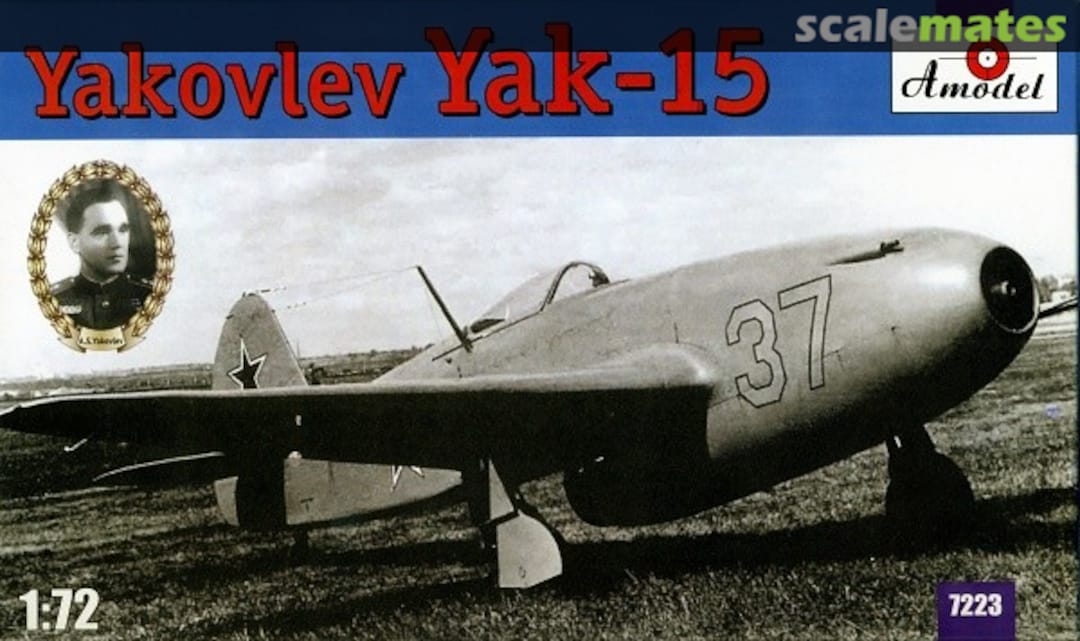 Boxart Yakovlev Yak-15 7223 Amodel Boxart Yakovlev Yak-15 7223 Amodel