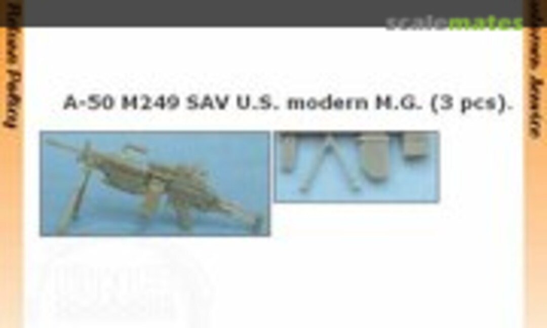 1:35 M249 SAV U.S. modern M.G. (3 pcs) (Tank TA050) TA050