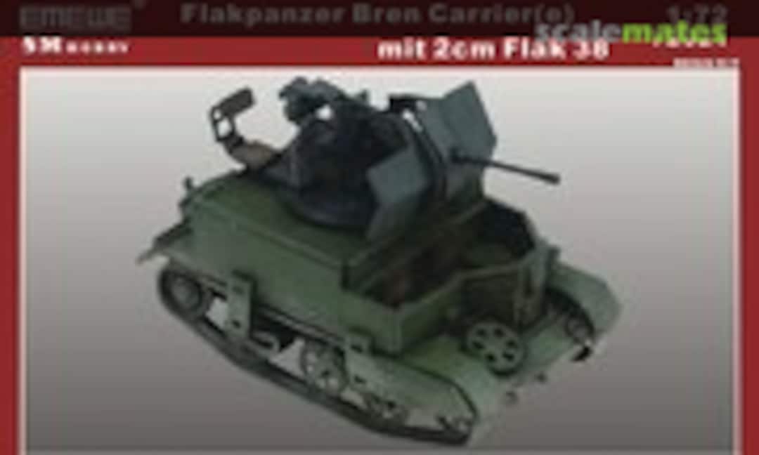 1:72 Flakpanzer Bren Carrier (e) mit 2cm Flak 38 (5M Hobby 72021)