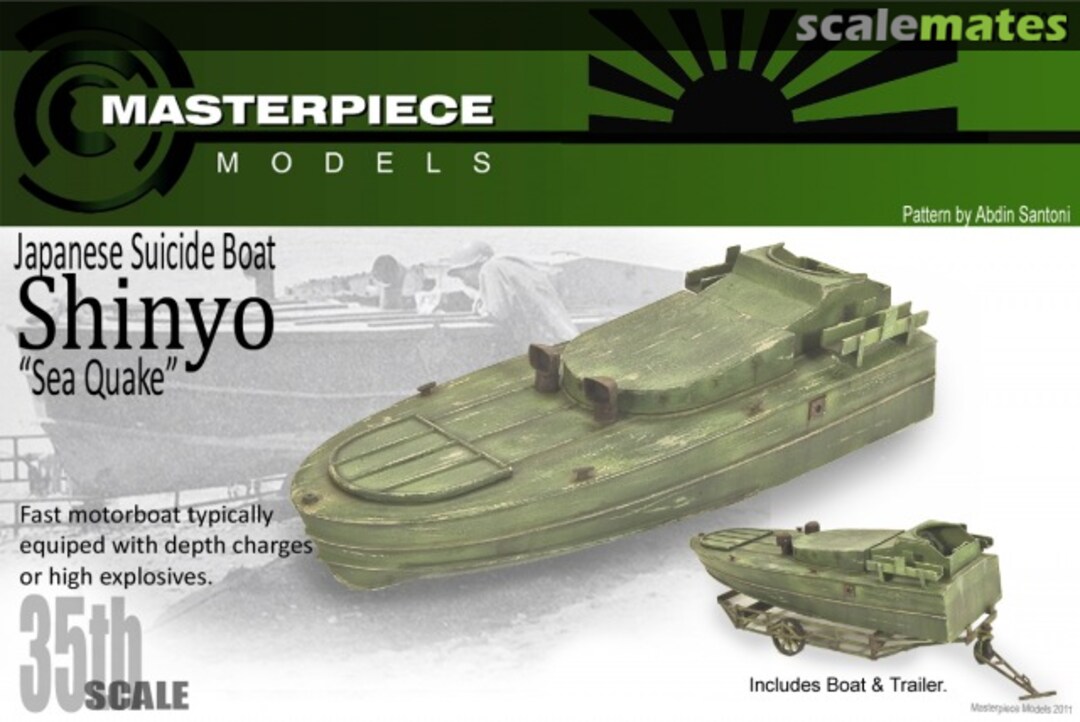 Boxart Japanese Suicide Boat Shinyo "Sea Quake" MMPT008 Masterpiece Models Boxart Japanese Suicide Boat Shinyo "Sea Quake" MMPT008 Masterpiece Models
