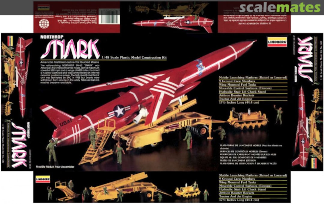 Boxart Northrop Snark 687 Lindberg Boxart Northrop Snark 687 Lindberg