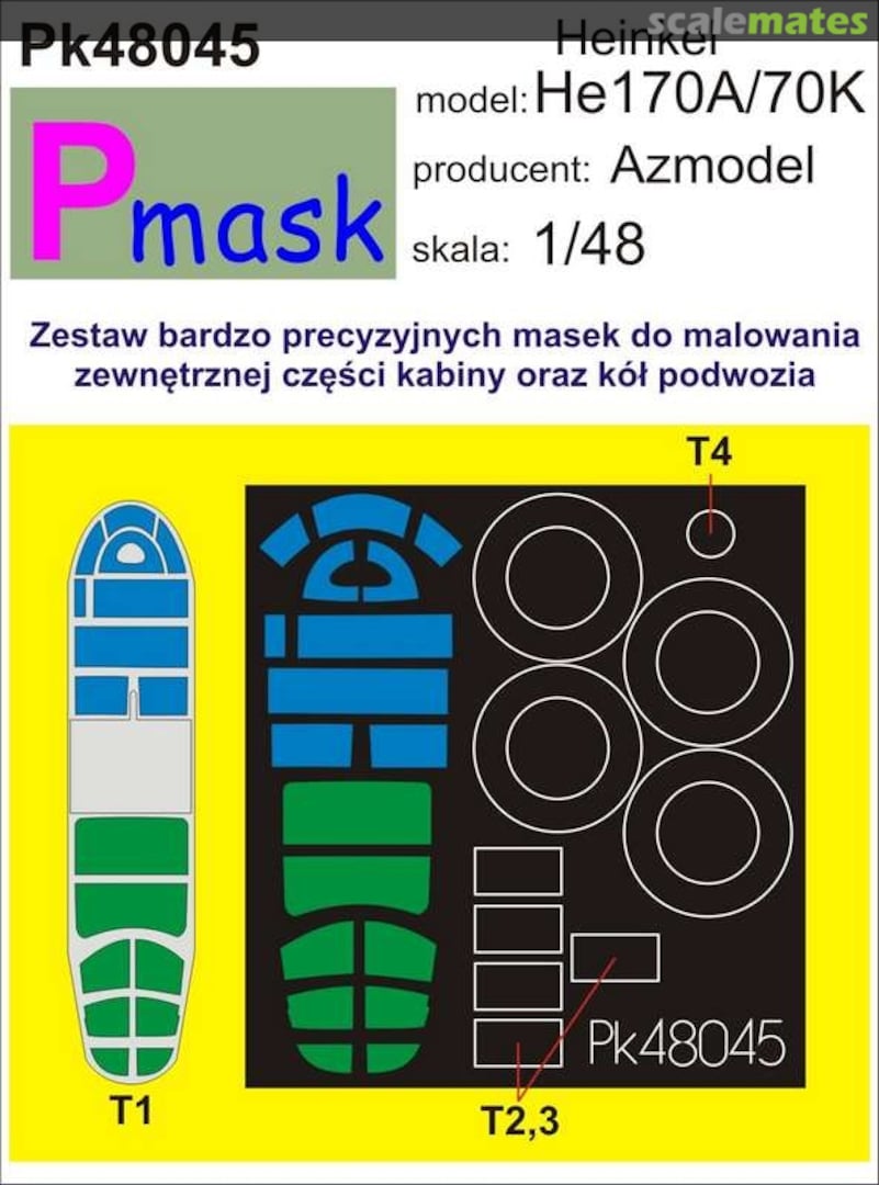 Boxart Heinkel He170A/70K PK48045 Pmask Boxart Heinkel He170A/70K PK48045 Pmask