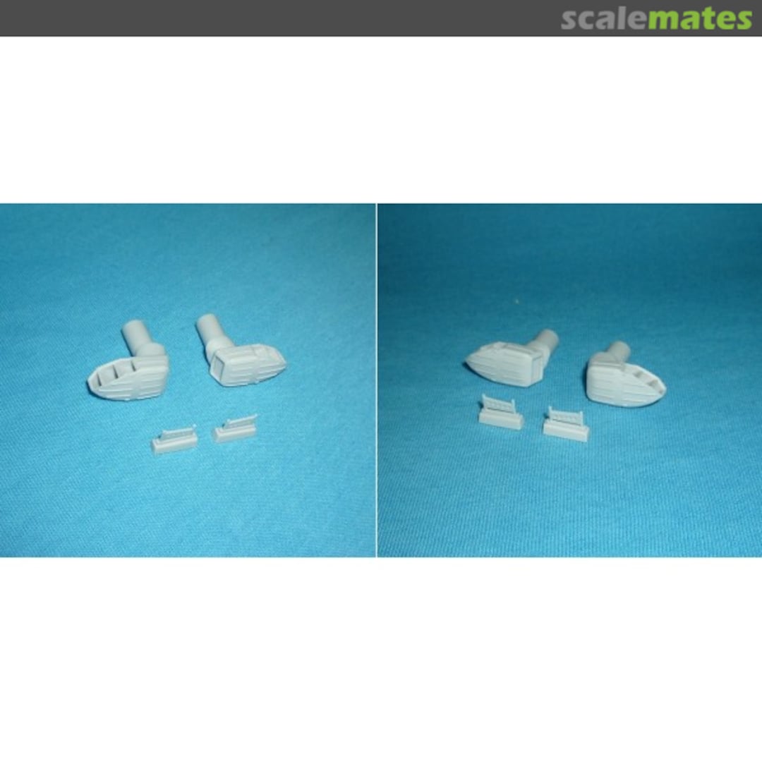 Boxart Mil Mi-8/Mi-17 "Hip" Exhaust Cooling System TC72051 HELI Resin Kits Boxart Mil Mi-8/Mi-17 "Hip" Exhaust Cooling System TC72051 HELI Resin Kits