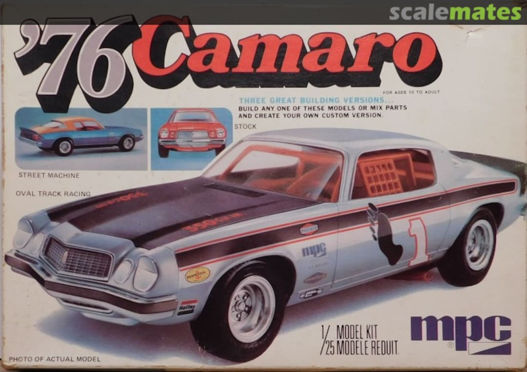 Boxart '76 Camaro 1-7619 MPC Boxart '76 Camaro 1-7619 MPC